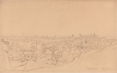 Study for the View of Cambridge from Castle Hill by James Ward